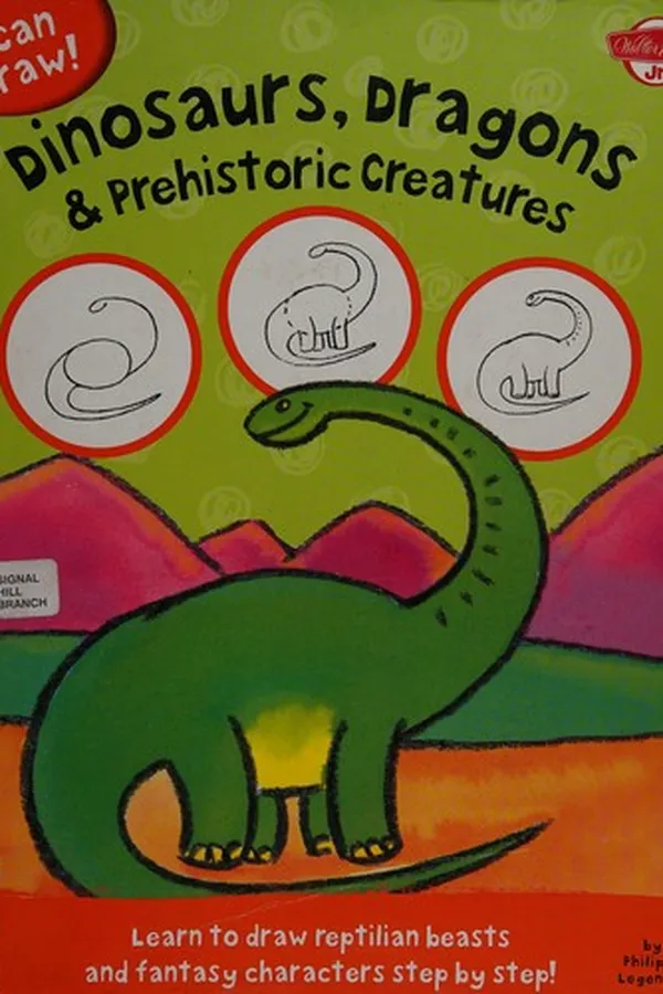 Capa de Dinosaurs, dragons & prehistoric creatures