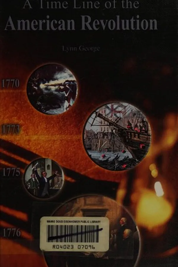 Capa de A time line of the American Revolution
