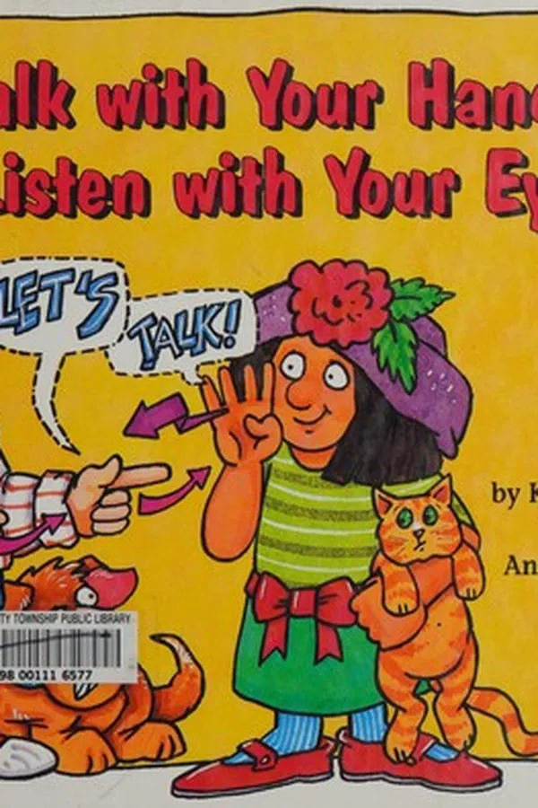 Capa de Talk with your hands, listen with your eyes
