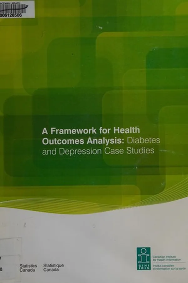 Capa de A framework for health outcomes analysis
