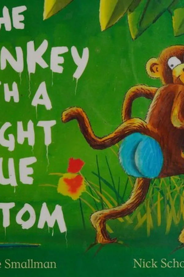 Capa de The monkey with a bright blue bottom