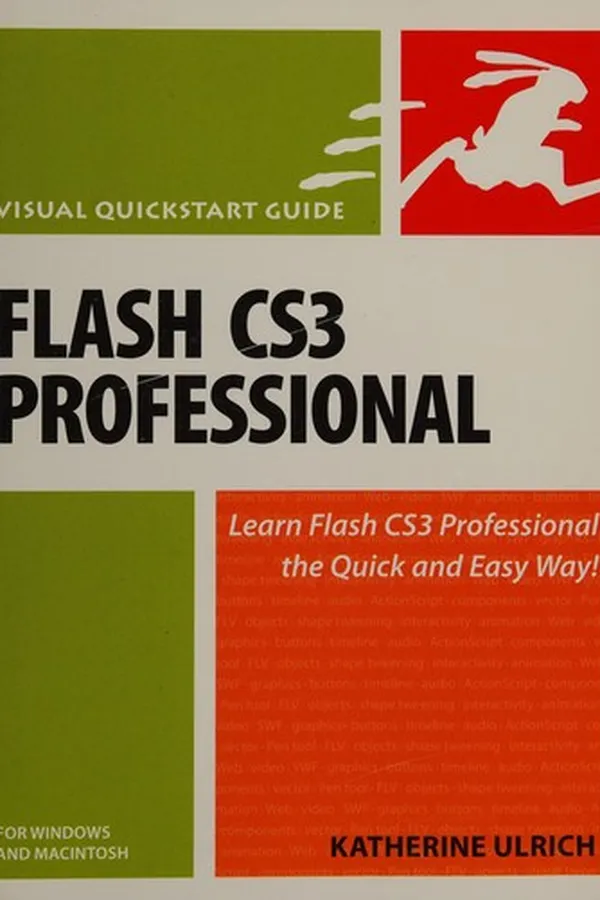 Capa de Adobe Flash CS3 professional for Windows and Macintosh