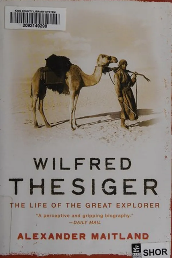Capa de Wilfred Thesiger