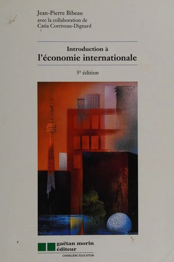 Capa de Introduction à l'économie internationale