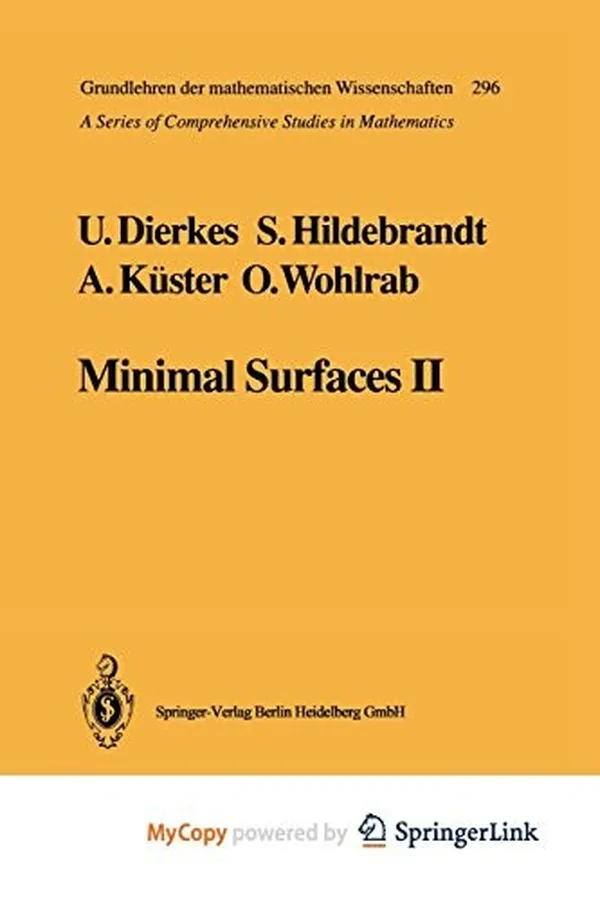 Capa de Minimal Surfaces II