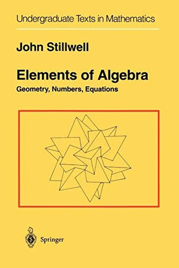 Capa de Elements of Algebra