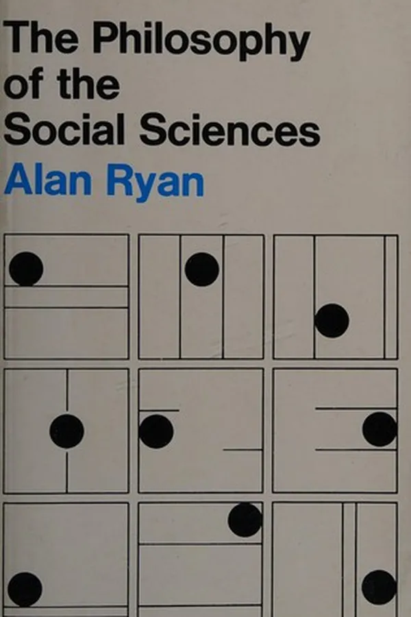 Capa de The philosophy of the social sciences