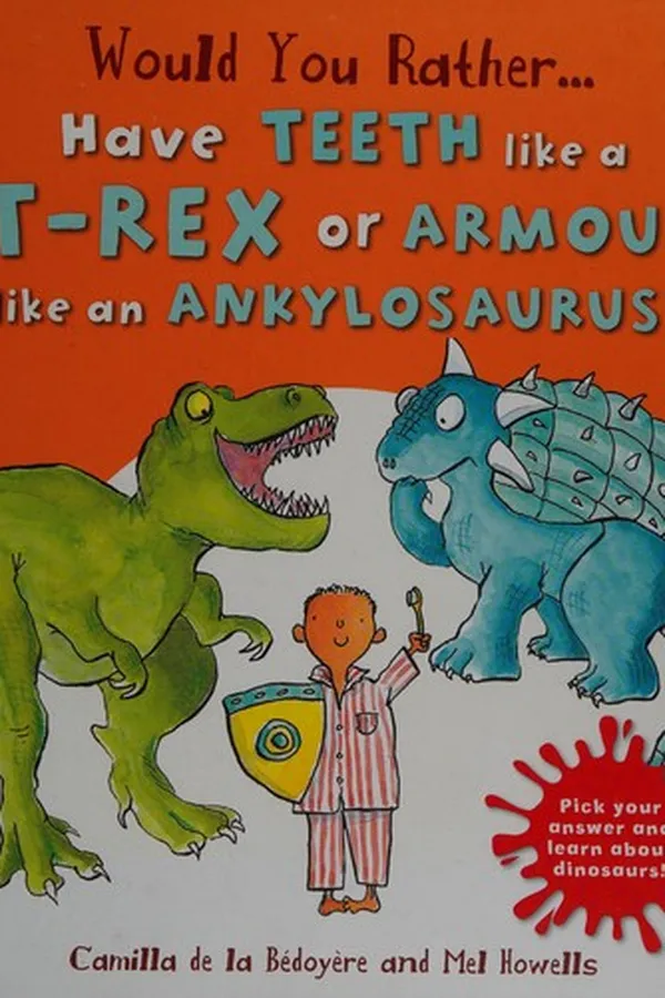 Capa de Would you rather have the teeth of a T-rex or the armour of an ankylosaurus?
