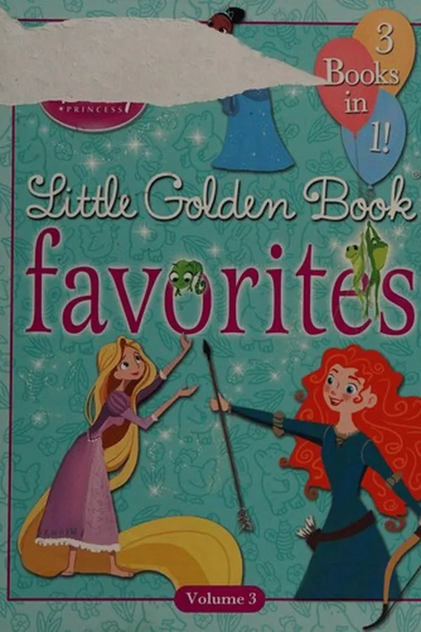 Capa de Disney princess Little Golden Book favorites