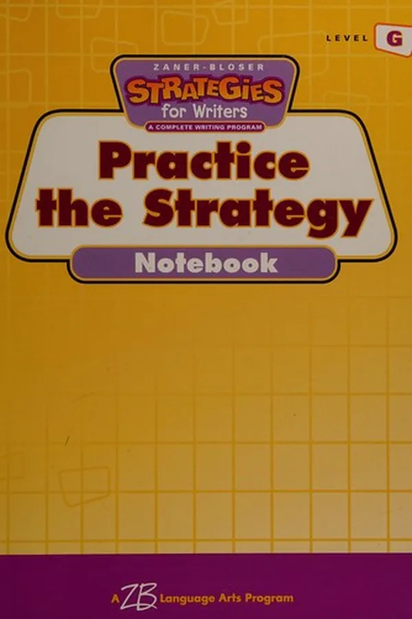 Capa de Strategies for writers