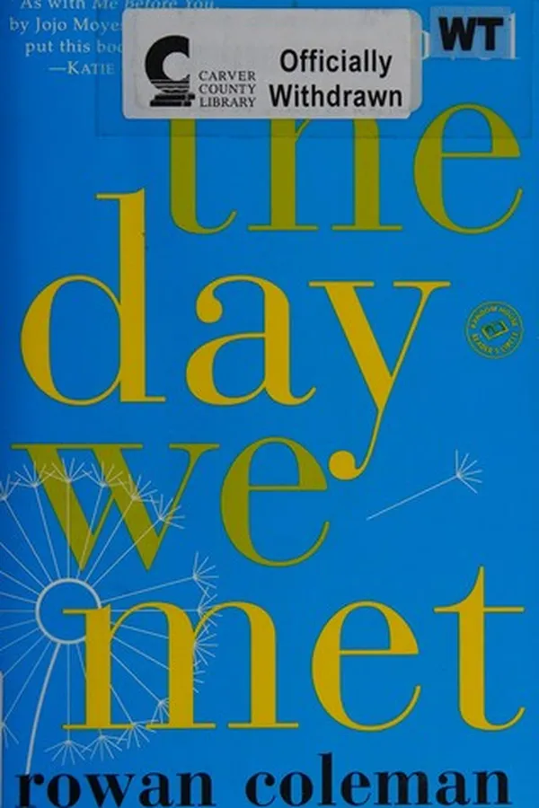Capa de The day we met
