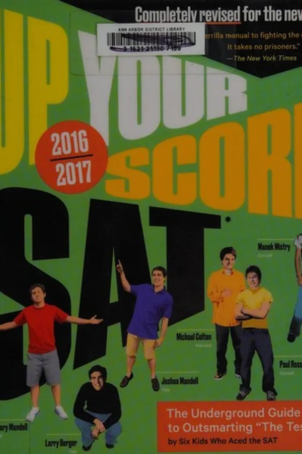 Capa de Up your score SAT