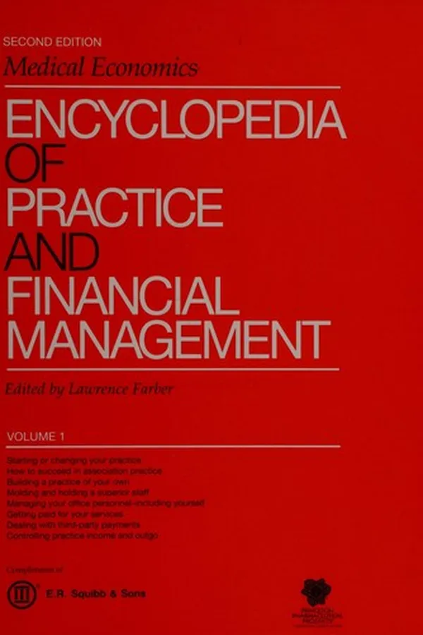Capa de Medical economics encyclopedia of practice and financial management