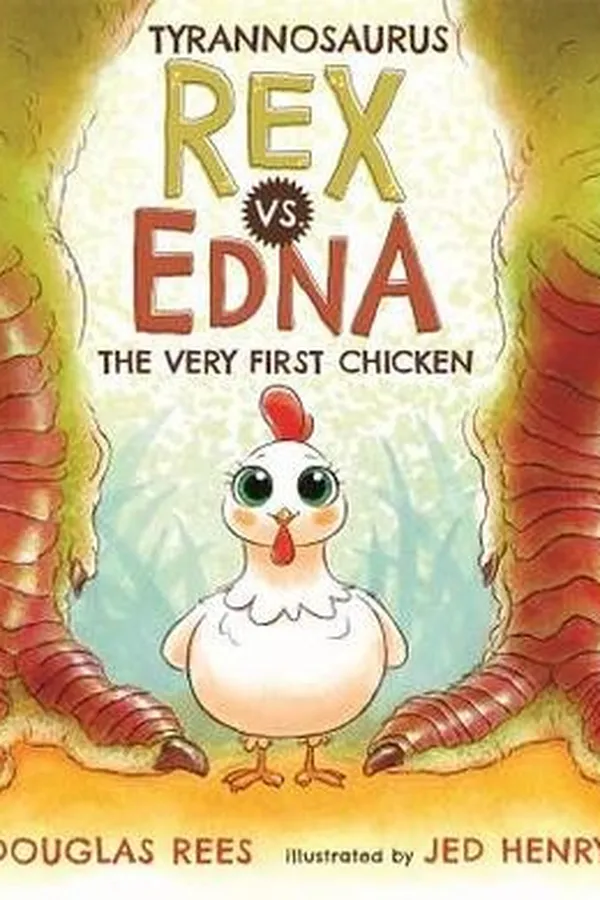 Capa de Tyrannosaurus rex vs. Edna, the very first chicken
