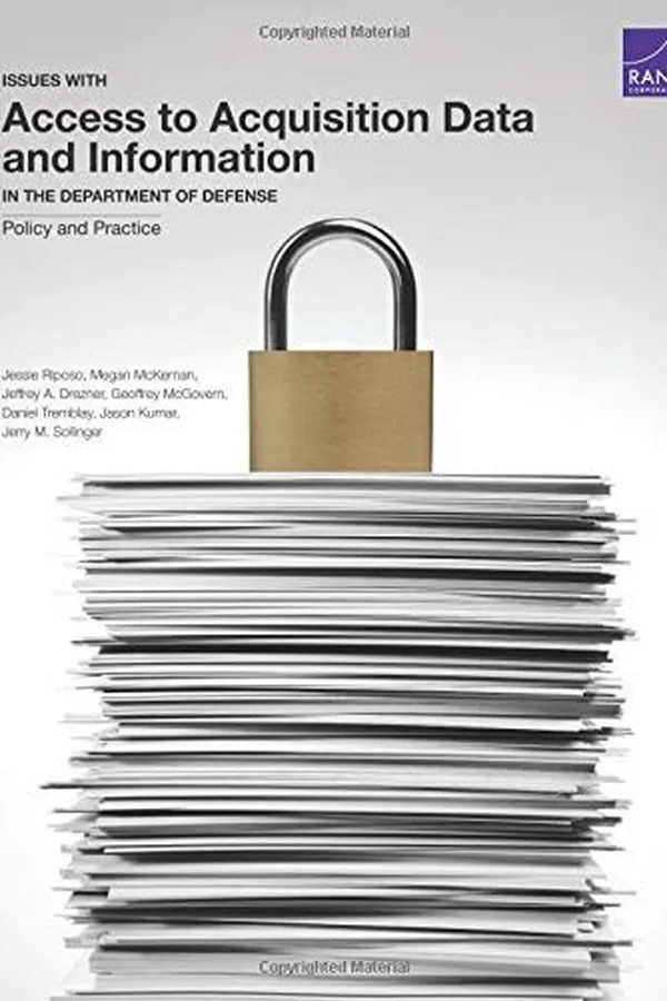 Capa de Issues with Access to Acquisition Data and Information in the Department of Defense