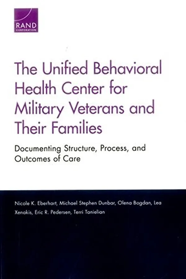 Capa de The Unified Behavioral Health Center for Military Veterans and Their Families