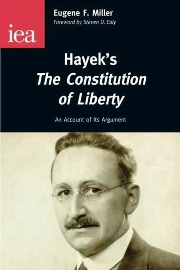 Capa de Hayek's The Constitution of Liberty
