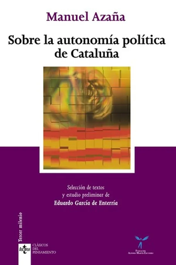 Capa de Sobre la autonomía política de Cataluña
