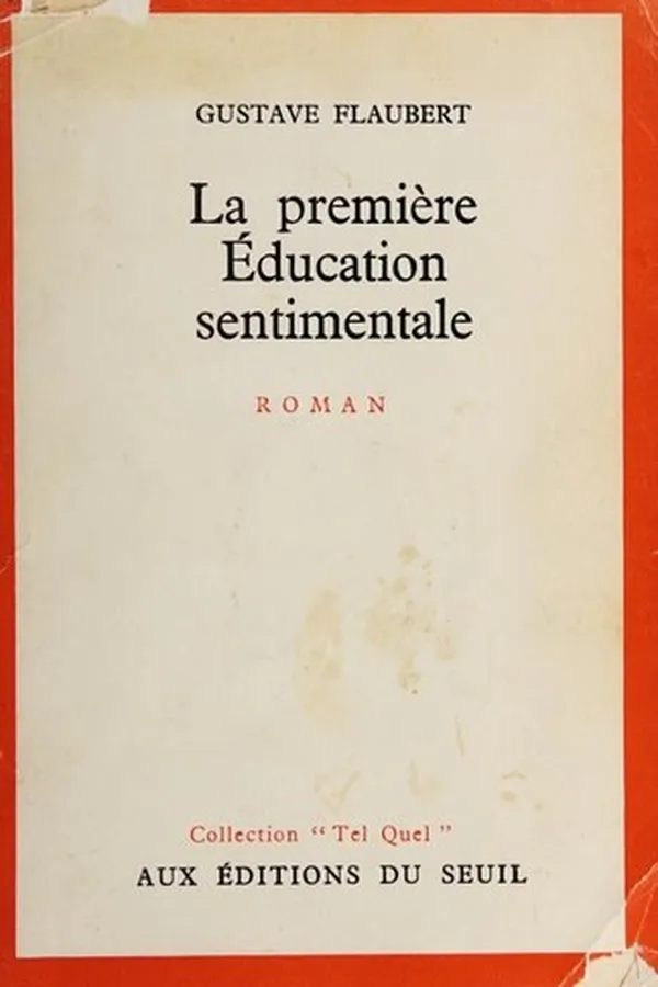 Capa de L'Éducation sentimentale