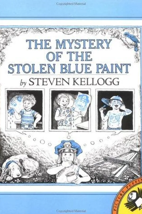 Capa de The Mystery of the Stolen Blue Paint