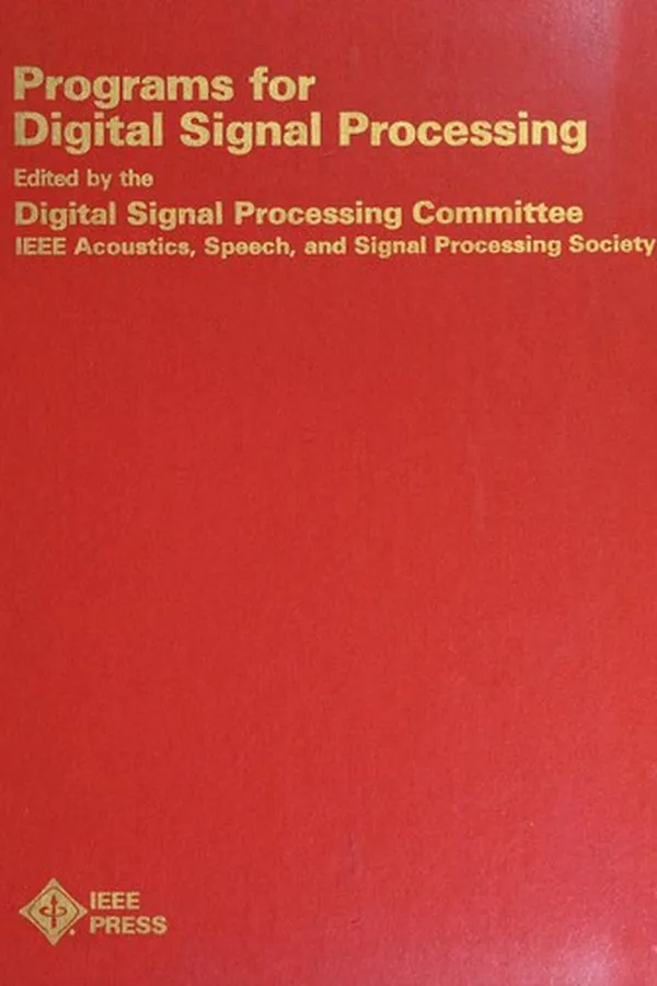 Capa de Programs for Digital Signal Processing