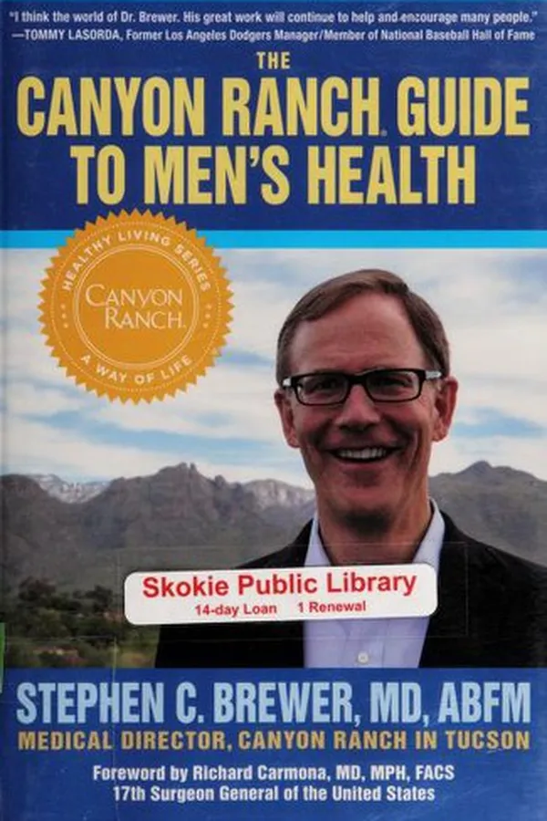 Capa de The Canyon Ranch guide to men's health