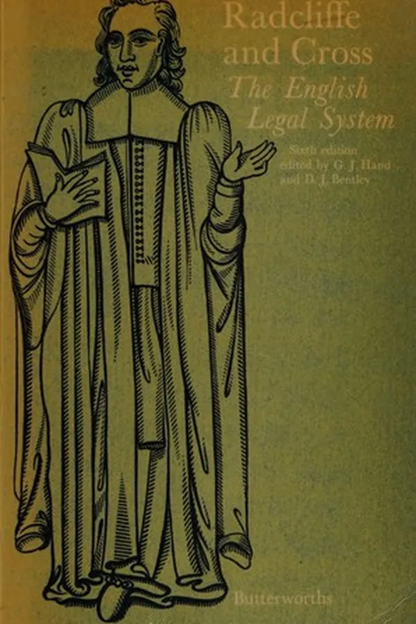 Capa de The English legal system