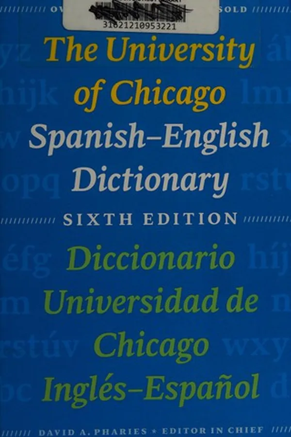 Capa de The University of Chicago Spanish-English dictionary