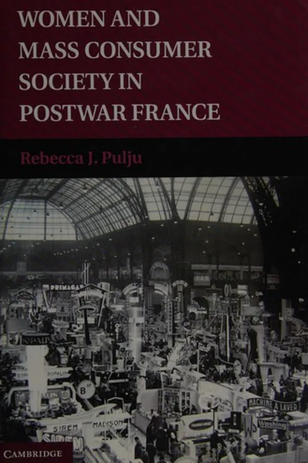 Capa de Women and mass consumer society in postwar France