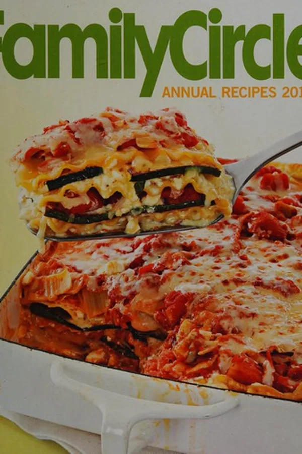 Capa de Family Circle annual recipes 2015