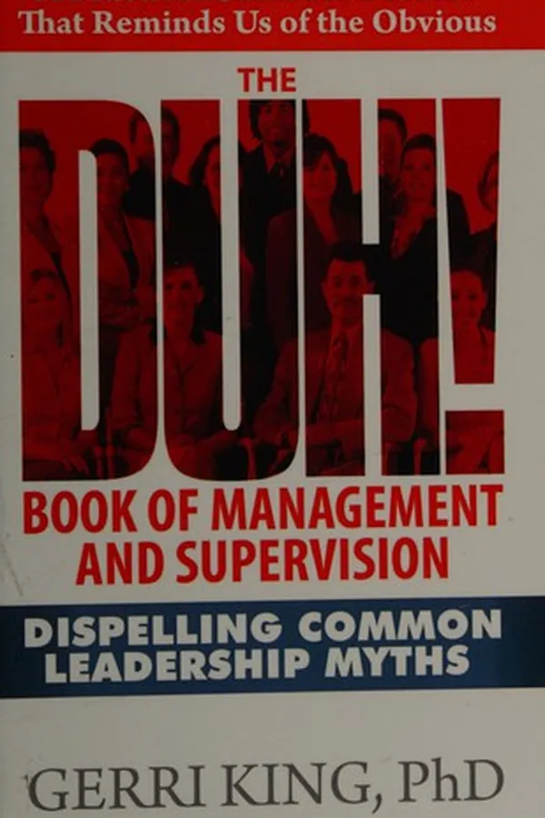 Capa de The DUH! book of management and supervision