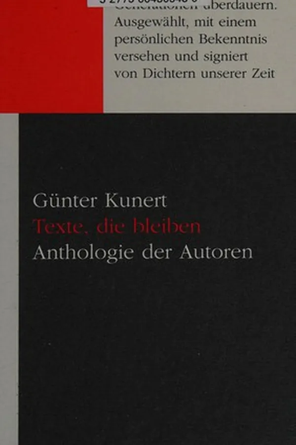 Capa de Texte, die bleiben