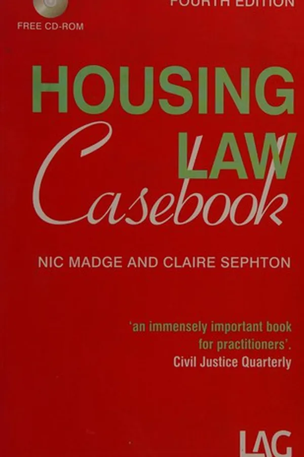 Capa de Housing law casebook