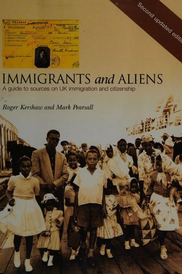 Capa de IMMIGRANTS AND ALIENS: A GUIDE TO SOURCES ON THE UK IMMIGRATION AND CITIZENSHIP