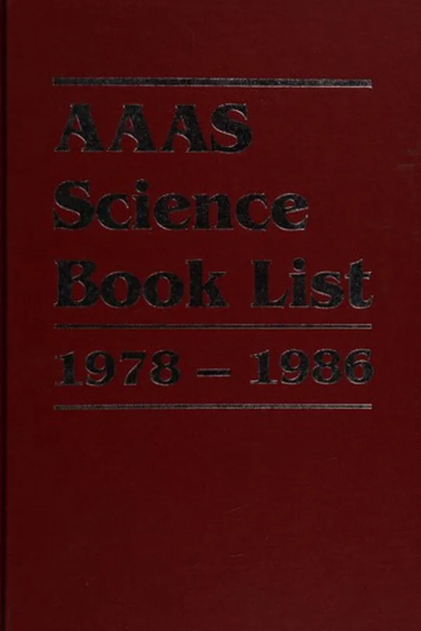 Capa de AAAS science book list, 1978-1986