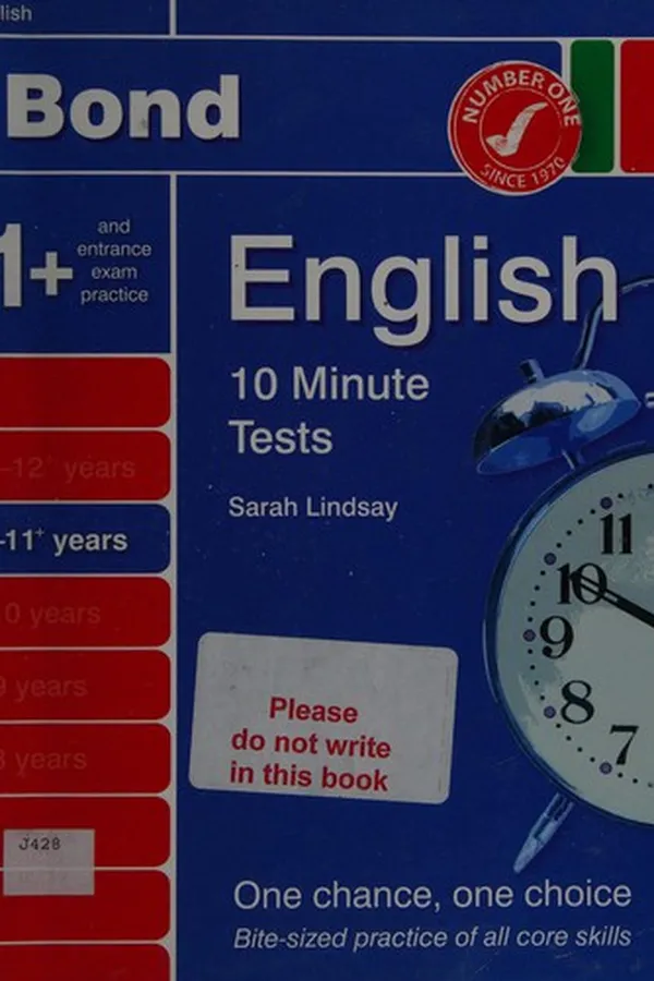Cover of Bond English