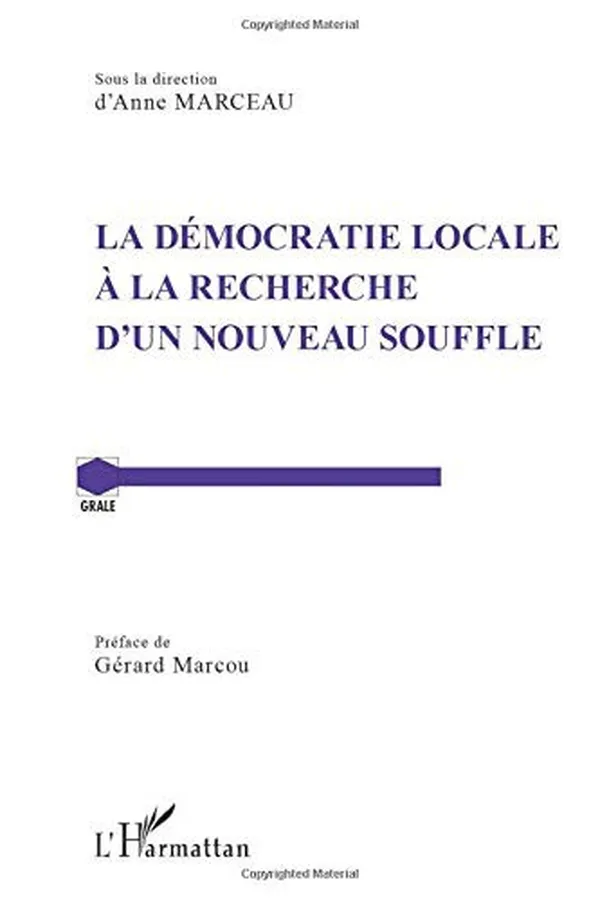 Capa de La démocratie locale à la recherche d'un nouveau souffle