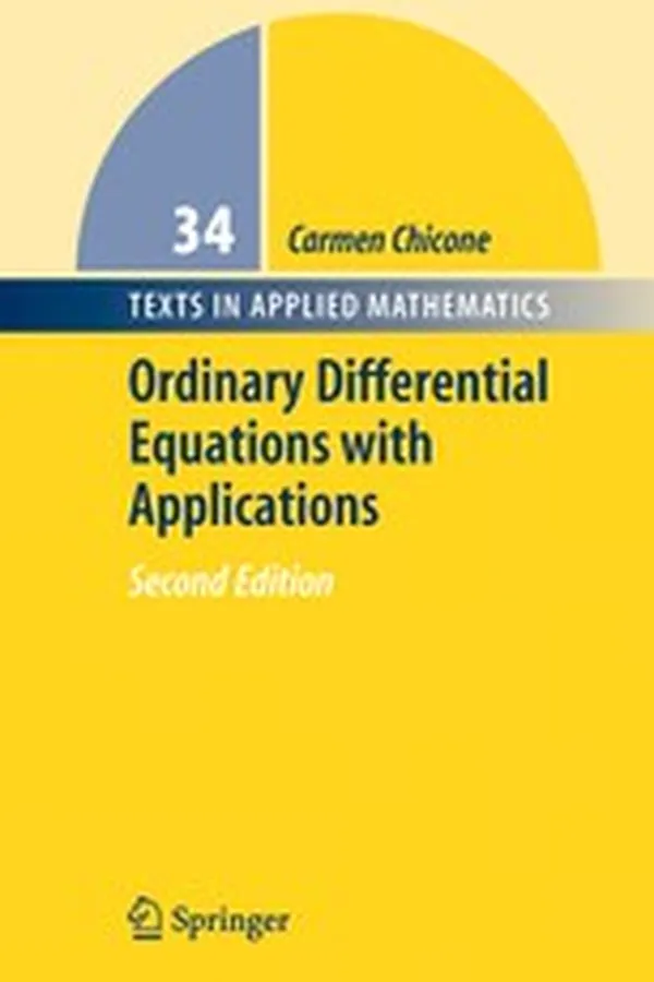 Cover of Ordinary differential equations, with applications