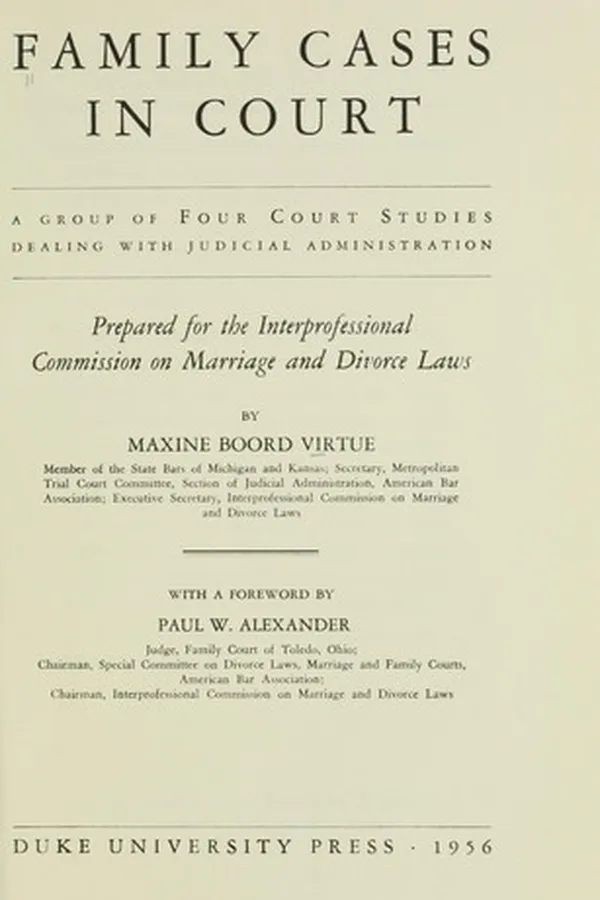 Capa de Family cases in court