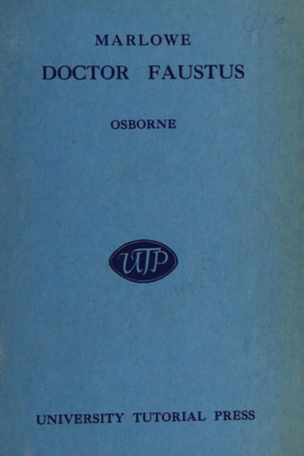 Capa de The Tragical History of the Life and Death of Doctor Faustus