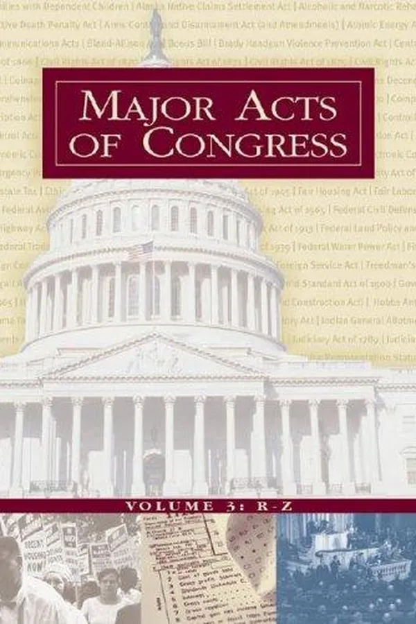 Capa de Major Acts of Congress