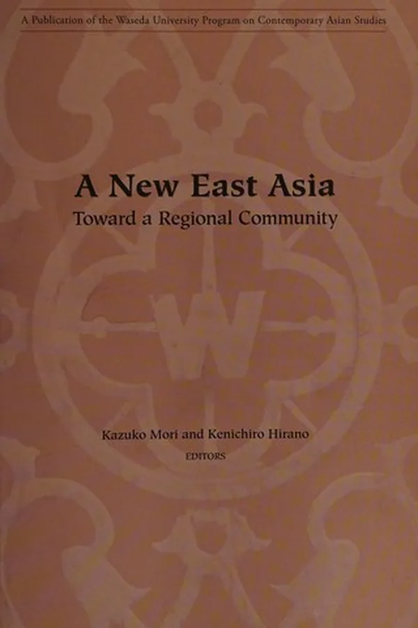 Capa de A new East Asia