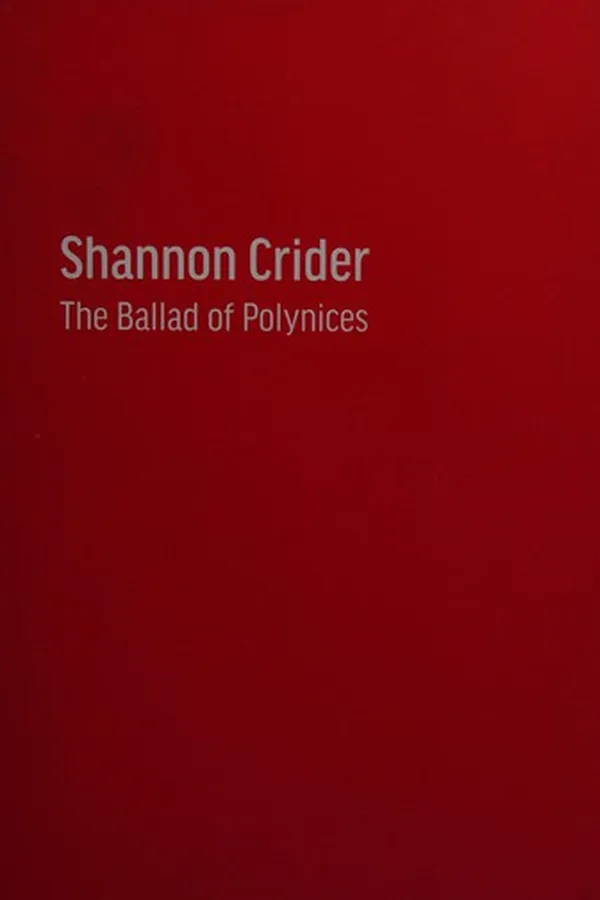 Capa de Shannon Crider, the ballad of Polynices