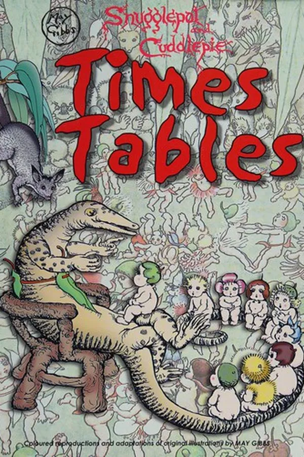 Capa de Snugglepot and Cuddlepie times tables
