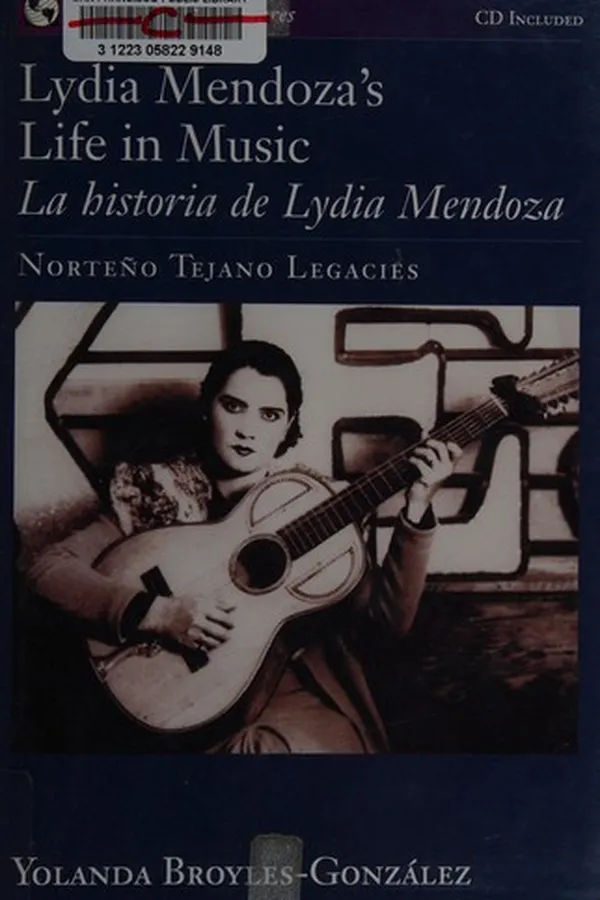 Capa de Lydia Mendoza's life in music