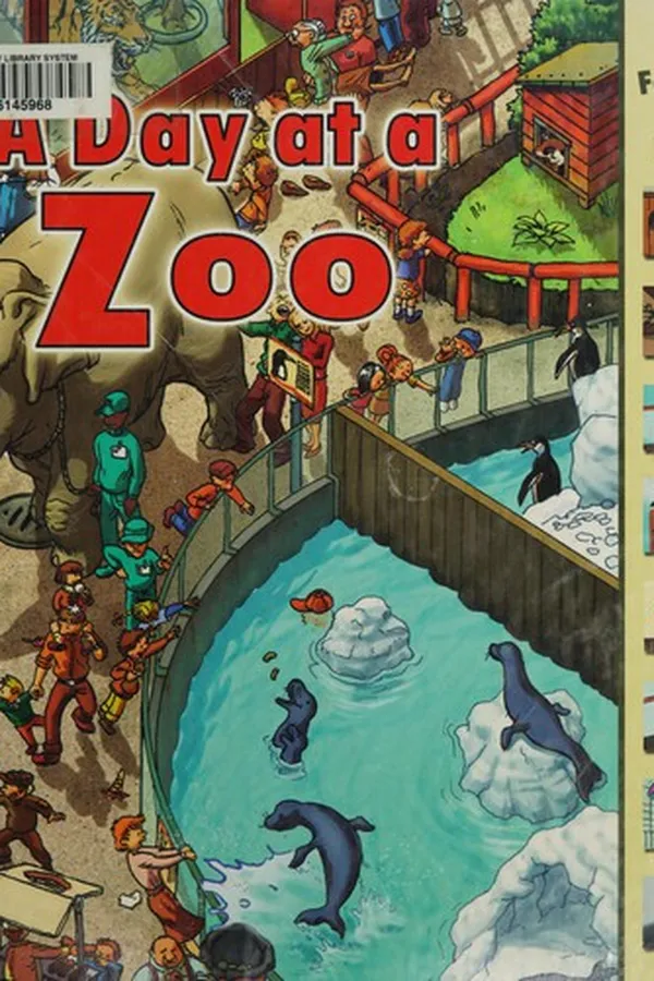 Capa de A day at a zoo