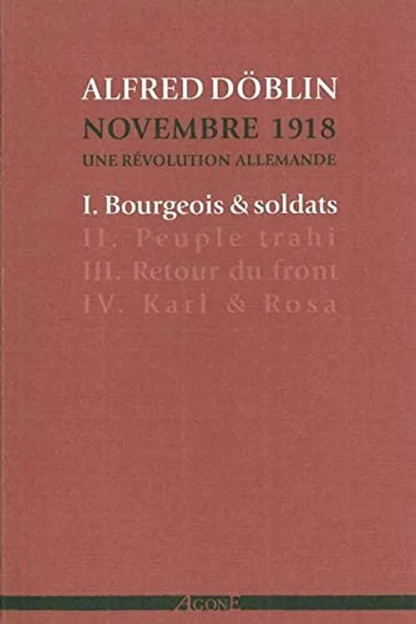 Cover of November 1918. Eine deutsche Revolution