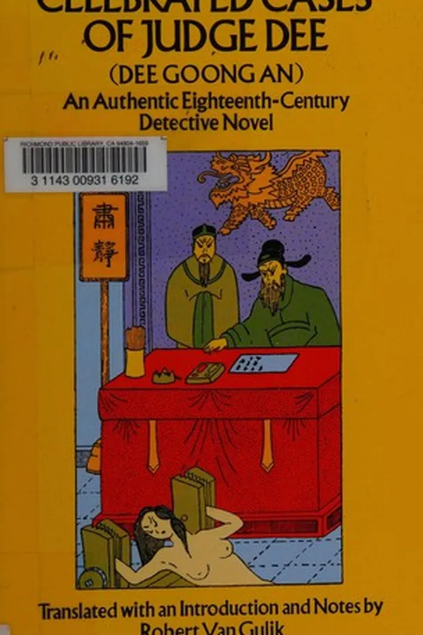Capa de Celebrated Cases of Judge Dee = Dee goong an