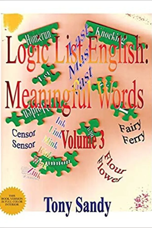 Capa de Logic Lists English - Volume 3