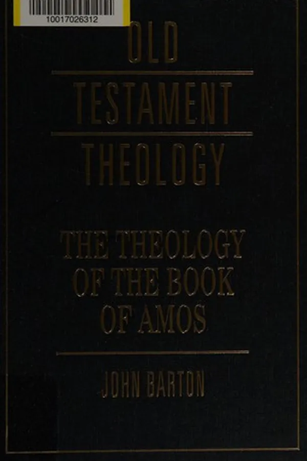 Capa de The theology of the book of Amos